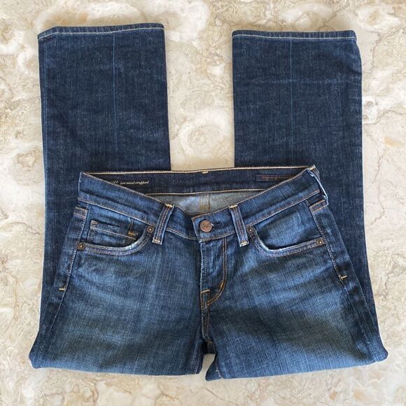 Citizens of Humanity Kelly #063 Stretch Low Waist Cropped Jeans - Picture 4 of 15